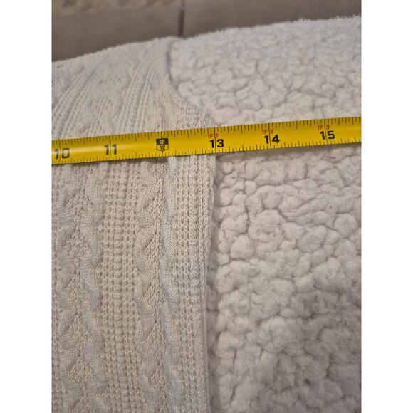 H&M Women's Size XS Racerback Bodycon Knit Midi Dress Cream White - Picture 4 of 4